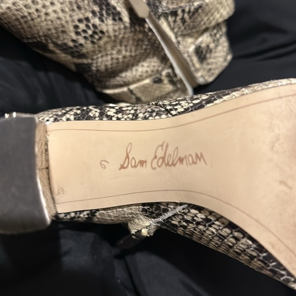Snakeskin boots Sam Edelman - Picture 4 of 6
